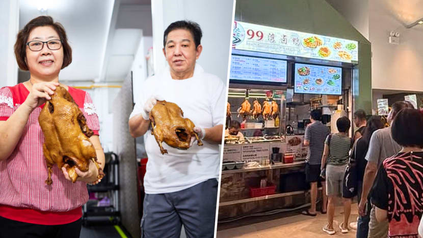 Famous South Buona Vista Braised Duck Reopens Stall In Punggol To Hour-Long Queues