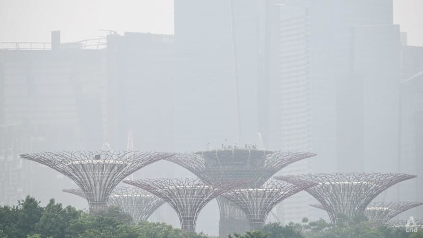 Air quality in Singapore sees slight improvement; 1-hour PM2.5 readings elevated in two regions