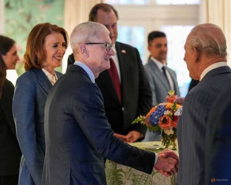 King Charles meets with US tech leaders, talks startup challenges