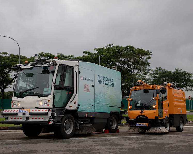 Road trials launched for driverless road-sweeping vehicles that produce zero emissions, less noise