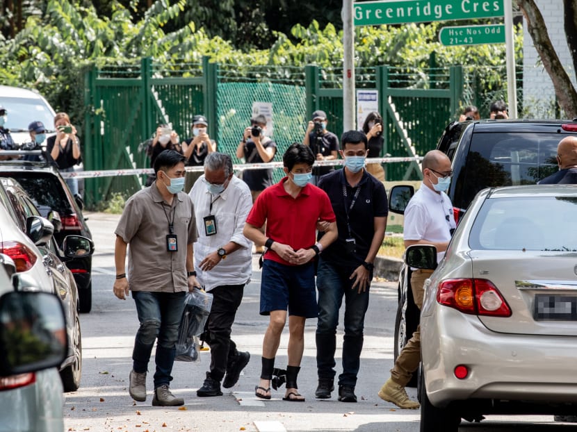 Greenridge Crescent boys’ deaths: 48-year-old father taken back to scene where bodies were found Greenridge Crescent boys’ deaths: 48-year-old father taken back to scene where bodies were found
