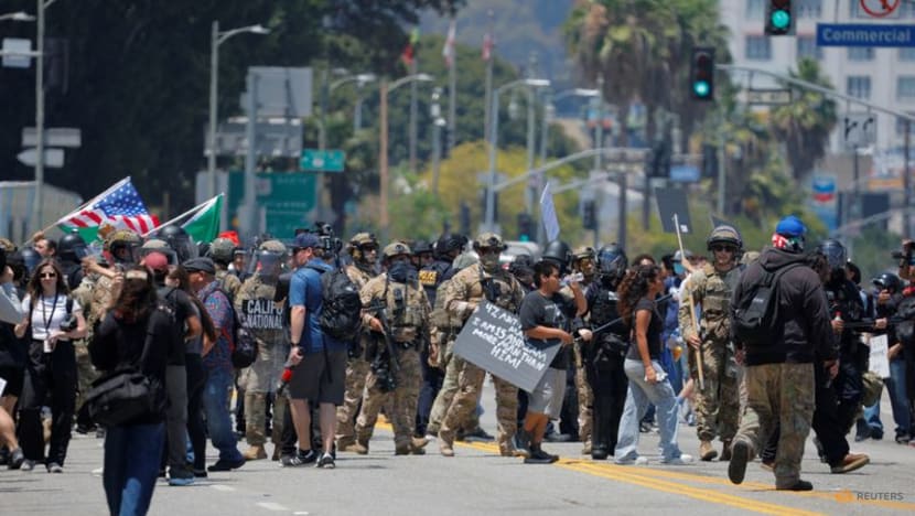 US Marines arrive in LA on Trump's orders as immigration protests persist US Marines arrive in LA on Trump's orders as immigration protests persist