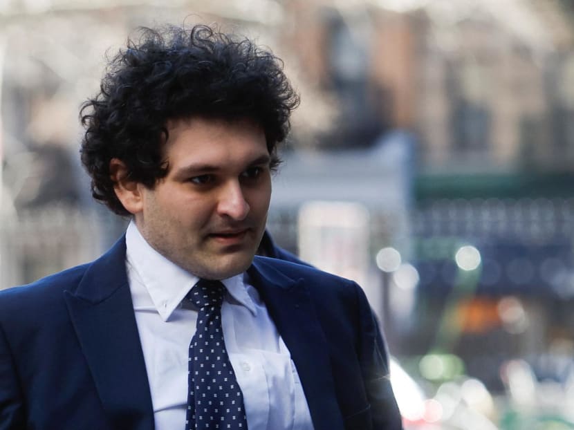 Former FTX Chief Executive Sam Bankman-Fried, who faces fraud charges over the collapse of the bankrupt cryptocurrency exchange, walks outside the Manhattan federal court in New York City, US, on March 30, 2023