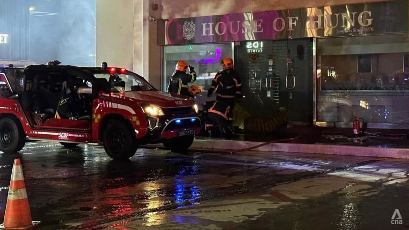 About 100 people evacuated after shop fire at Far East Shopping Centre