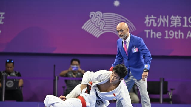 巴西柔术选手林天植男子77公斤半决赛落败 将参加铜牌战