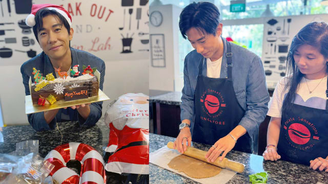 陈泂江当圣诞男神，和粉丝烘焙姜饼做公益！