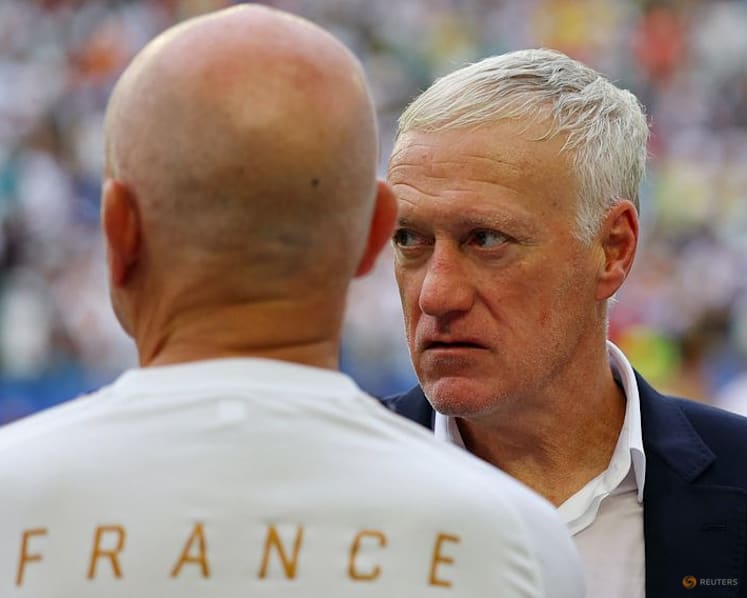 Deschamps takes responsibility for unacceptable first half in last game in charge of France