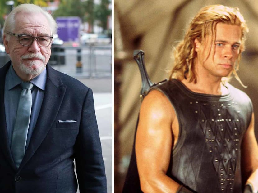 Succession Star Brian Cox Recalls Being "Agog" At &ldquo;Stunningly Beautiful" Brad Pitt On Troy Set: &ldquo;I&rsquo;m Straight But I Thought, Wow!&rdquo;