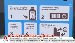 Beverage Container Return Scheme: All regulated containers must bear BCRS deposit mark from Oct 1 