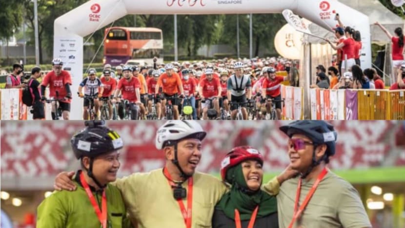 2,000 orang sertai OCBC Cycle City Ride, acara beramai-ramai  secara fisikal pertama dalam dua tahun
