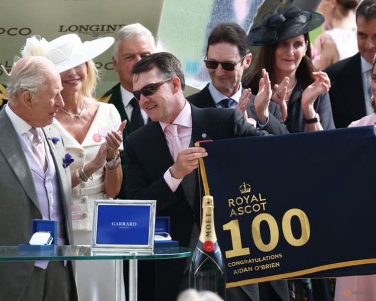 Aidan O'Brien scores a century of Royal Ascot winners