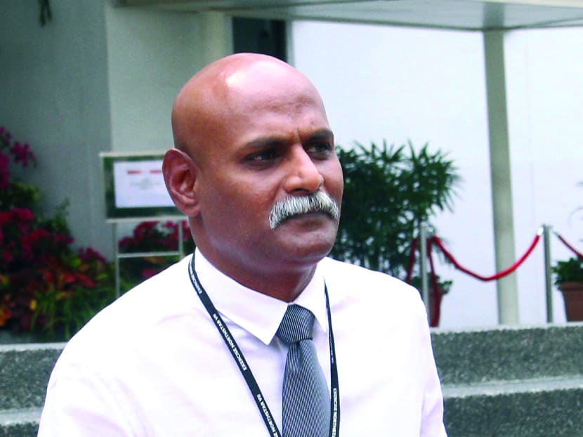 Deputy Superintendent of Police (DSP) N Subramaniam testifying in court yesterday. Photo: Ernest Chua