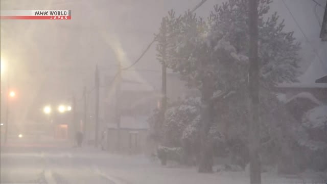 日本北至中部暴风雪加剧 北海道恐迎强风暴雪天气