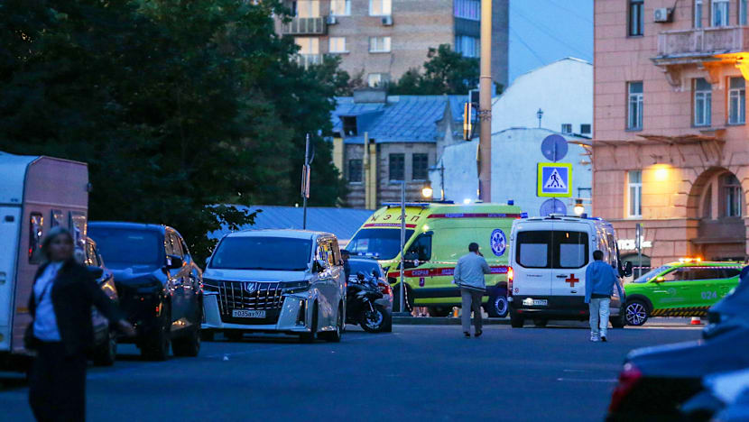 Bombing at Moscow restaurant kills three, including attacker; dozens injured