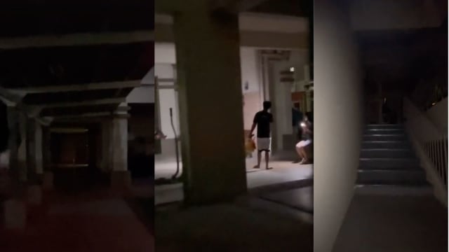 实龙岗北3道组屋停电 居民摸黑回家“如旧樟宜医院般阴森”
