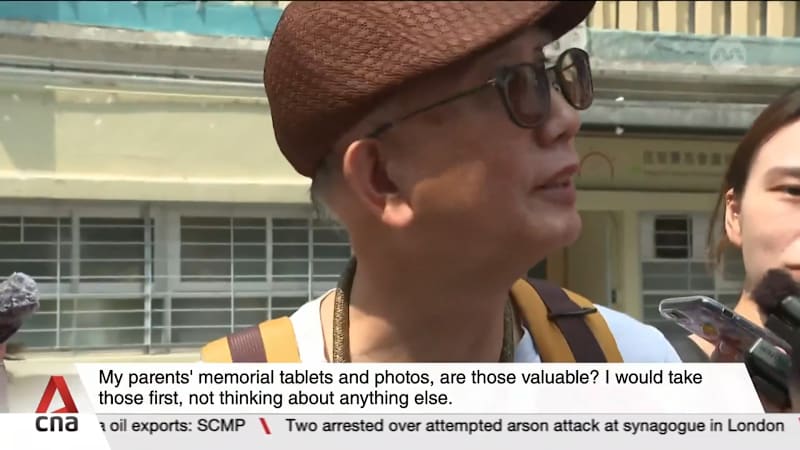 Hong Kong fire: Survivors return to Wang Fuk Court to retrieve belongings