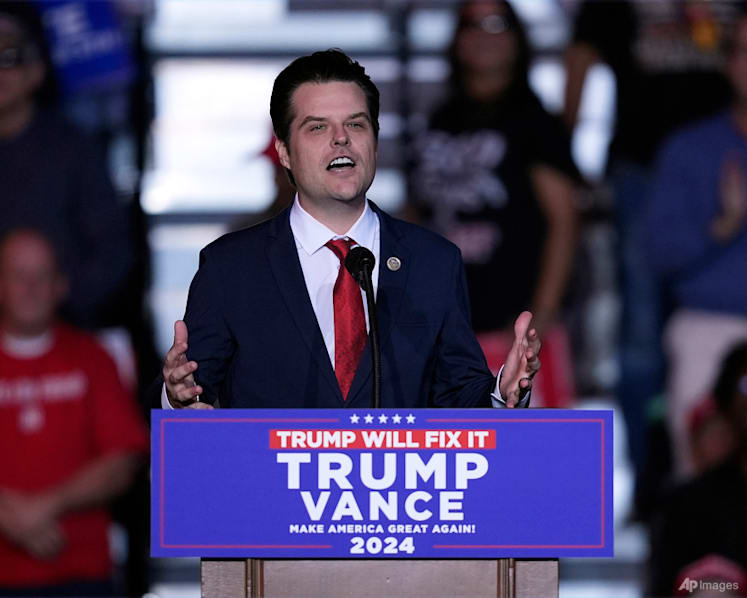 Trump picks firebrand congressman Matt Gaetz for attorney general  