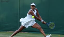 Osaka overcomes spirited Gibson to reach Wimbledon second round
