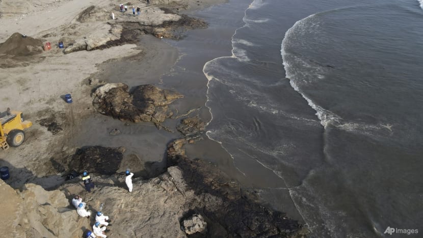 Waves from eruption in Tonga cause oil spill in Peru