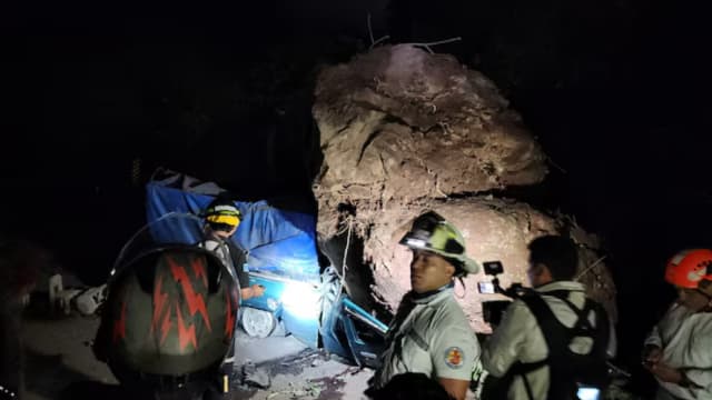 危地马拉5.6级地震引发土崩 造成至少两人死亡