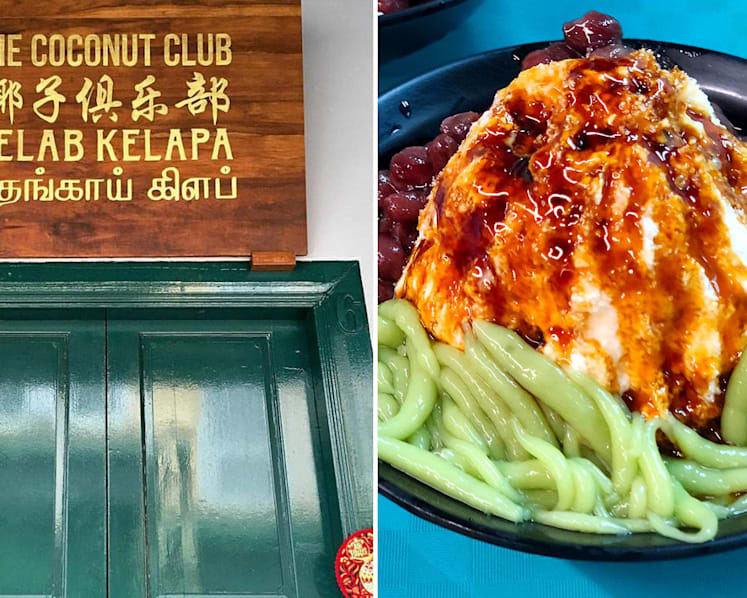 Hawker Sells $1.50 Chendol Using Coconut Club Restaurant’s Atas Coconut Milk