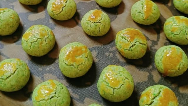 【新年食谱】青豆饼