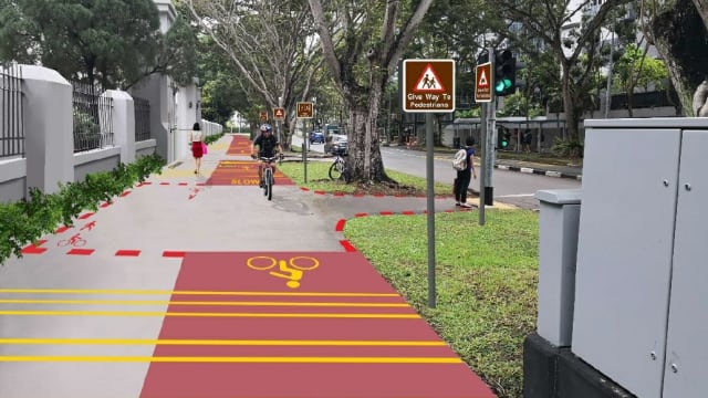 兴建新脚踏车道 盛港集选区议员表示欢迎