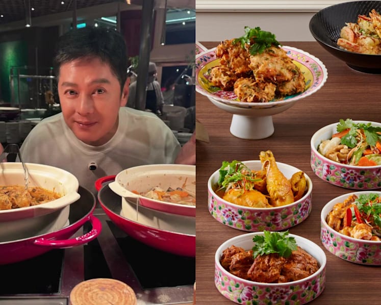 Singaporean actor Li Nanxing showcases family recipes at Fullerton Hotel buffet