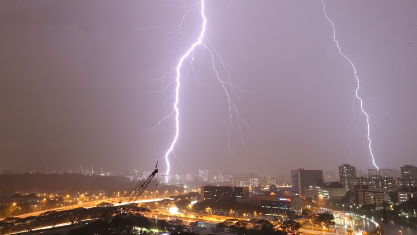 Explainer: How lightning can disrupt MRT operations, and why some areas are more prone to strikes 