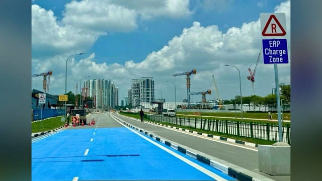 为ERP2.0做准备 陆交局在碧湾通道测试新路标