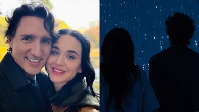 Katy Perry公开放闪，与加拿大前总理Justin Trudeau依偎贴脸！