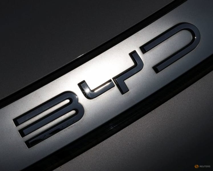 EV maker BYD recalls more than 180,000 cars in China over brake pedal risk