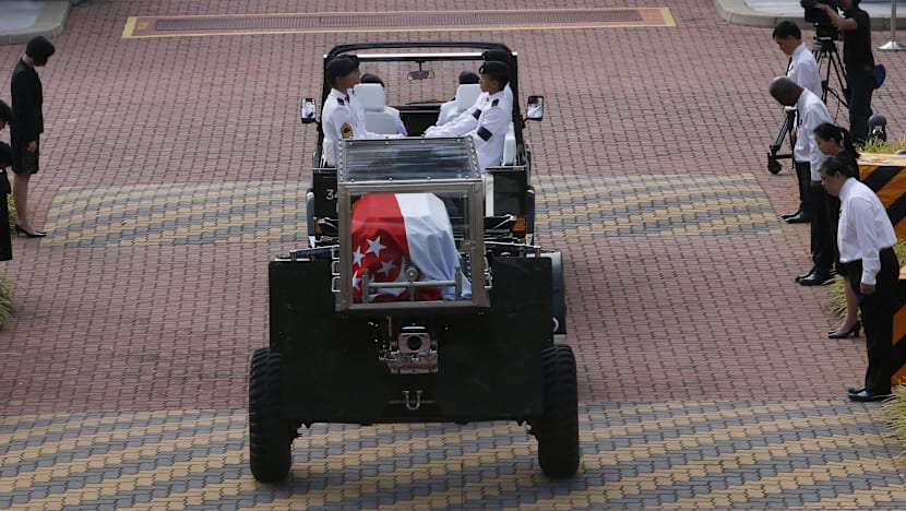Loyal staff give Mr Lee Kuan Yew final send-off