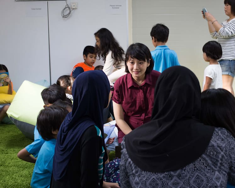 Young families welcome Punggol’s grassroots library