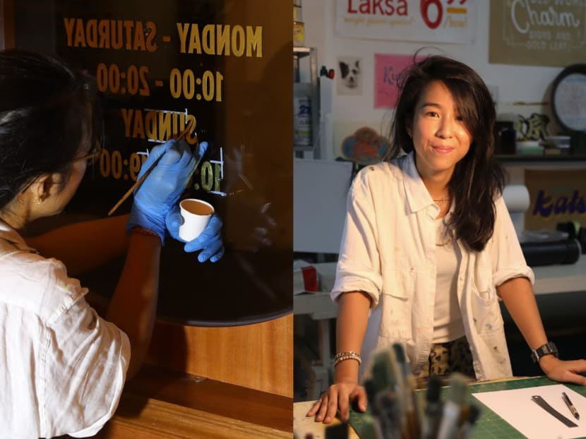 Meet the young artist reviving the art of traditional sign painting all over Singapore