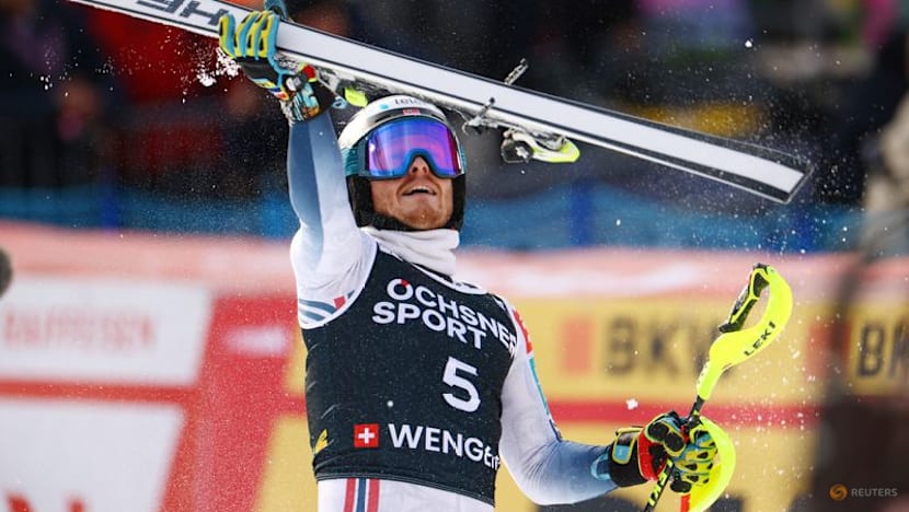 Alpine skiing-McGrath goes top of World Cup slalom standings with Wengen victory