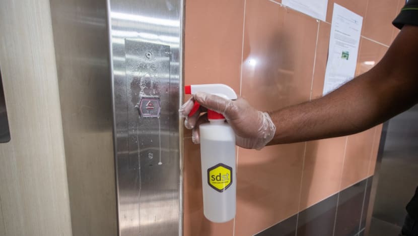All HDB lift buttons treated with coating agent said to help fend off likes of Covid-19 for up to 3 months