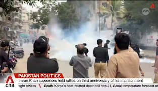 Tear gas, arrests as Imran Khan supporters rally across Pakistan on third anniversary of his imprisonment