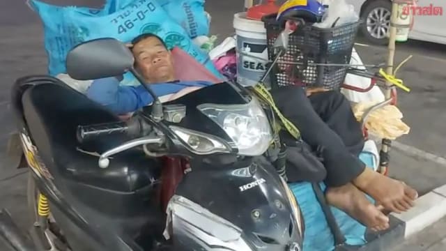 骑三轮车旅行仅带7新元 70岁泰老翁冀实现看大海愿望