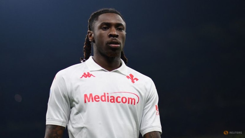 Fiorentina's Kean in hospital for head trauma after on-pitch collapse