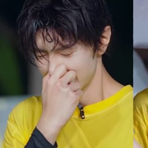 突破破防！中国男星陈哲远录《奔跑吧》惊现假发喷飞一幕