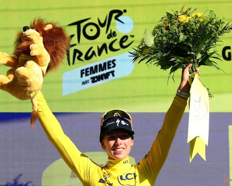 Wiebes doubles up to win Tour de France Femmes stage two and stay in yellow