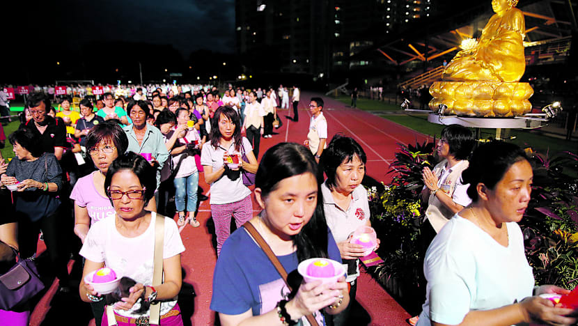 Vesak Day events draw the faithful