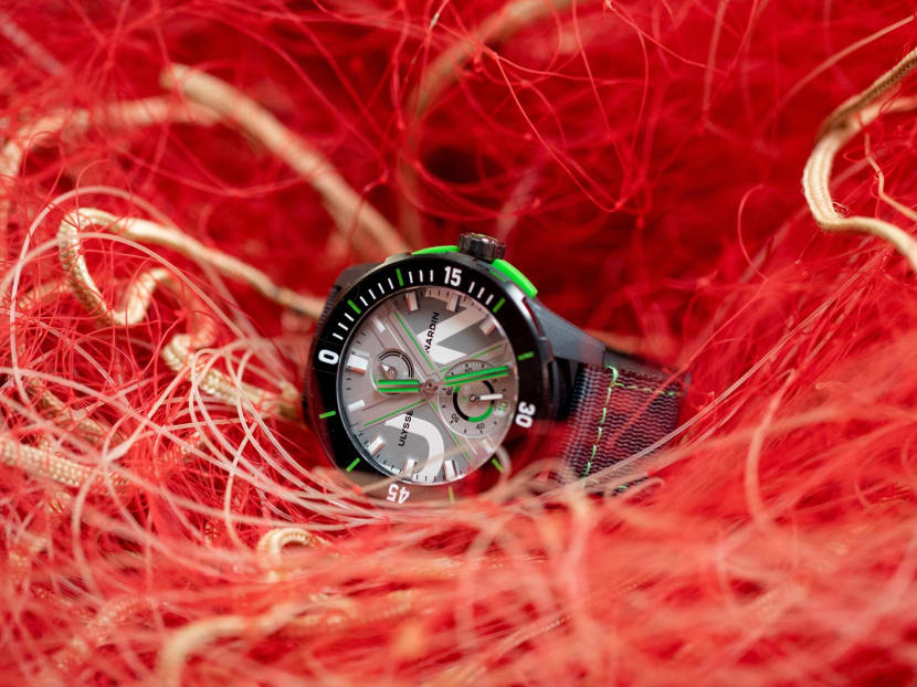 Your watches are now made from recycled fishing nets and used aerospace titanium Your watches are now made from recycled fishing nets and used aerospace titanium