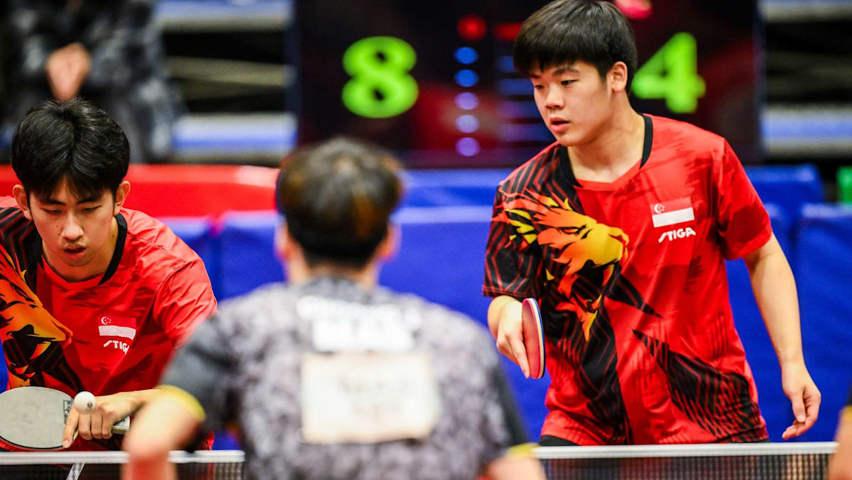 Singapore beat Malaysia to win SEA Games table tennis mixed doubles, men’s doubles
