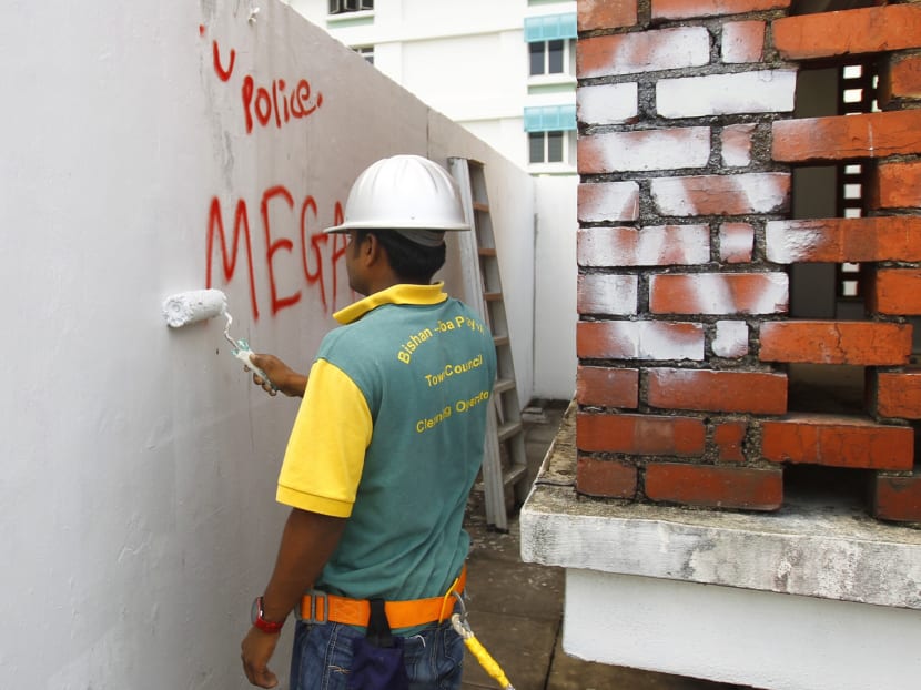 Koh and four others were arrested in May last year for vandalising the rooftop of Block 85A, Lor 4 Toa Payoh. TODAY FILE PHOTO