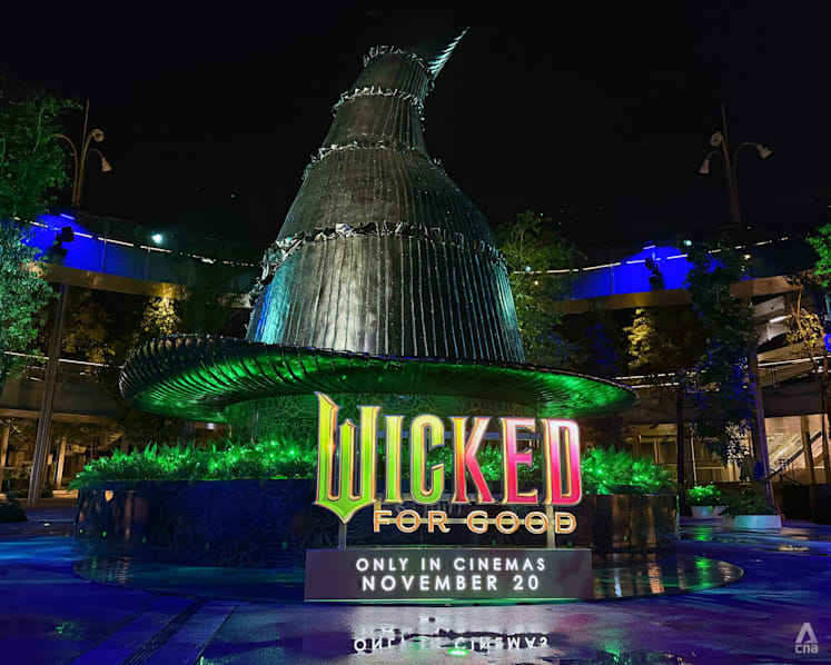 In pictures: Sentosa's Wicked-themed installations, including a 9m-tall hat and more