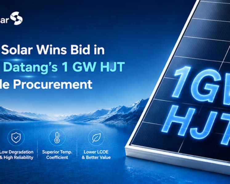 Dinto Solar Wins Bid in China Datang's 1 GW HJT Module Procurement