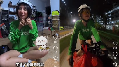 Chinese Woman Shares Experience As GrabFood Rider In S’pore, Makes Deliveries At Night After Day Job As UI/UX Designer