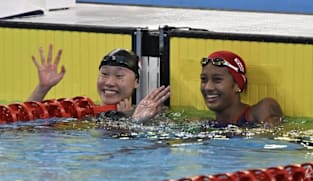 SUKAN SEA 2025: Perenang SG Gan Ching Hwee, pasukan berganti-ganti lelaki menang pingat emas